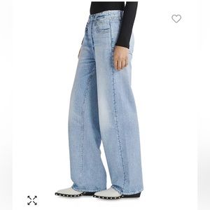 rag&bone Liquid Miramar Straight Leg Faux Jeans